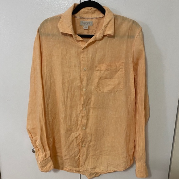 Banana Republic Linen button up - Picture 2 of 8